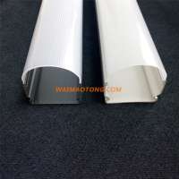 Tianqi Chinese supplier extrusion plastic square cooperation diffuse stripe pc led housing